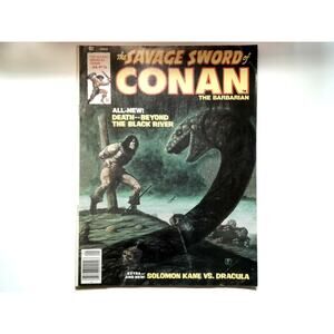 The Savage Sword of Conan #26 Marvel 1976 Solomon Kane vs Dracula